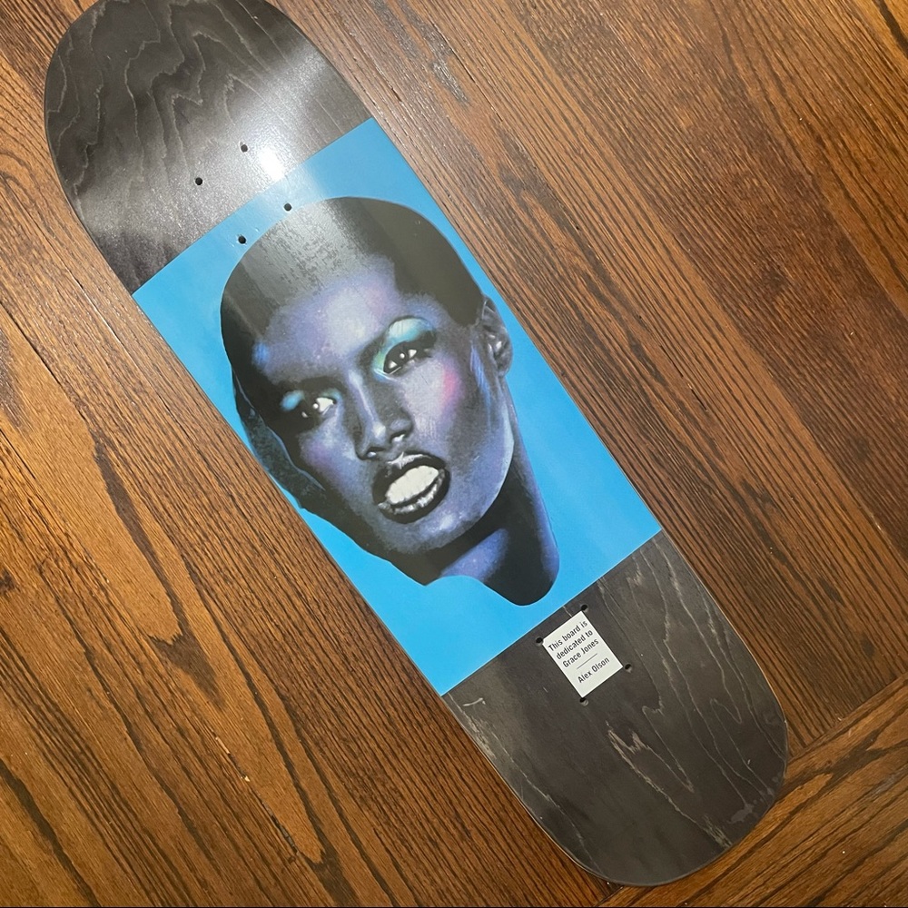 Bianca Chandon Grace Jones skateboard